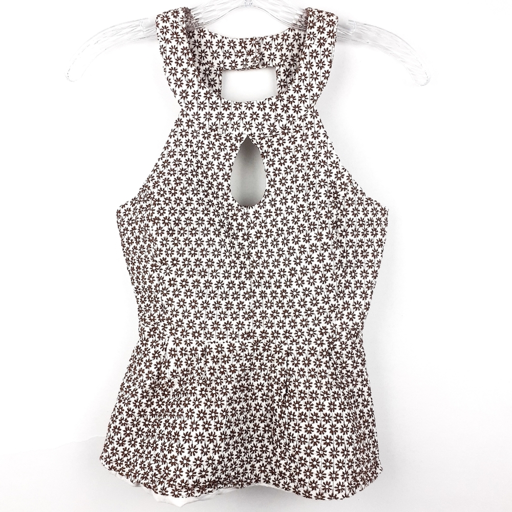 Anthropologie Vanessa Virginia Erinus Peplum Top 4